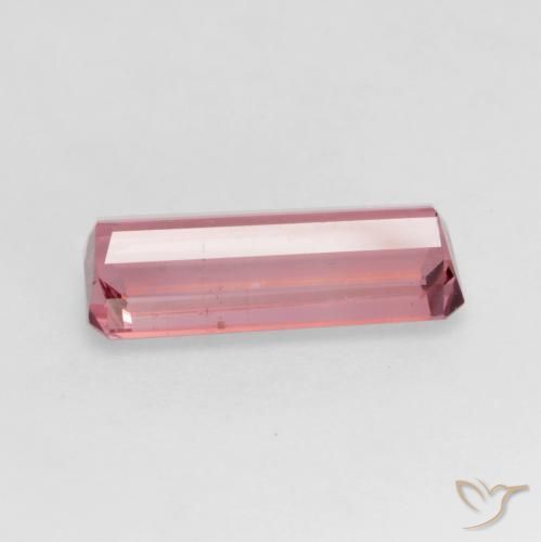 9,17 ctw natürlicher orange-rosa Turmalin, Oktagonschliff, VS-SI