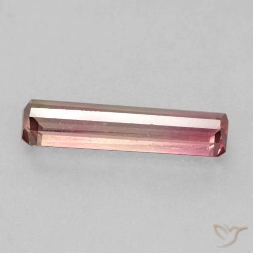 9,17 ctw natürlicher orange-rosa Turmalin, Oktagonschliff, VS