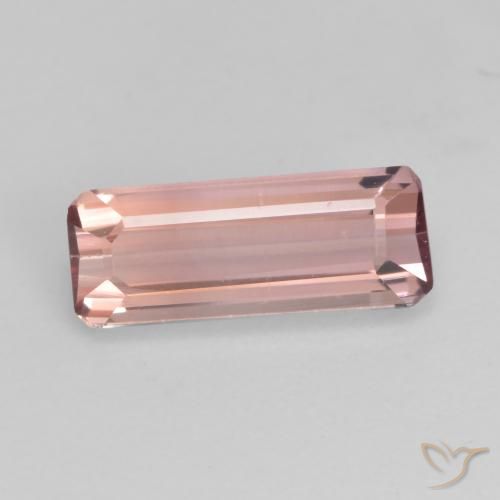 1.15ct Natürlicher Mittelrosa Turmalin, Smaragdschliff, VS