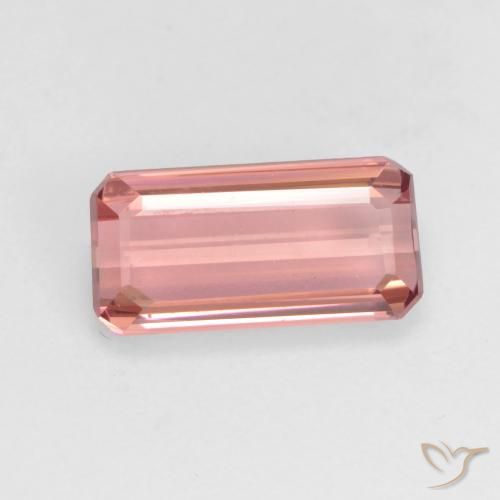 1.47ct Natürlicher Mittelrosa Turmalin, Smaragdschliff, VS