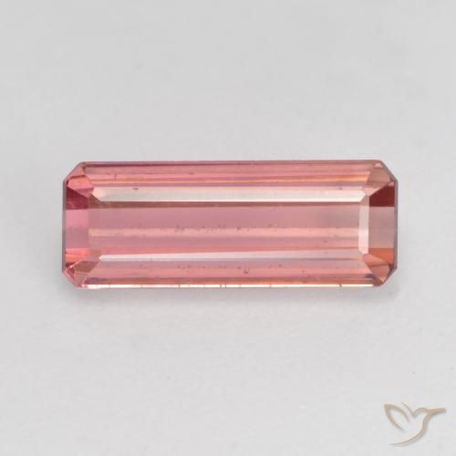 1.33ct Natürlicher Mittelrosa Turmalin, Smaragdschliff, VS
