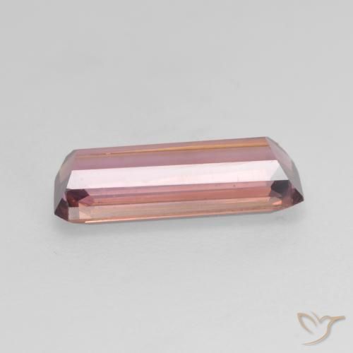 9,17 ctw natürlicher orange-rosa Turmalin, Oktagonschliff, VS