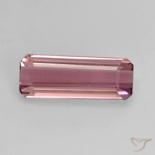 1.47ct Natürlicher Königslila Turmalin, Smaragdschliff, VS