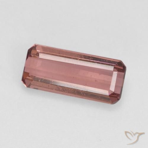 1.19ct Natürlicher Mittelrosa Turmalin, Smaragdschliff, SI