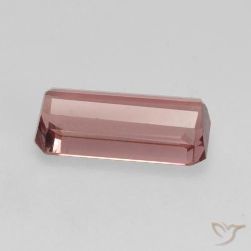 9,17 ctw natürlicher orange-rosa Turmalin, Oktagonschliff, VS-SI