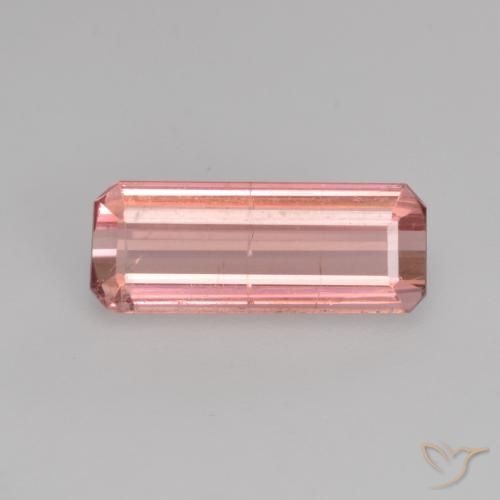 1.14ct Natürlicher Kaugummi Rosa Turmalin, Smaragdschliff, SI
