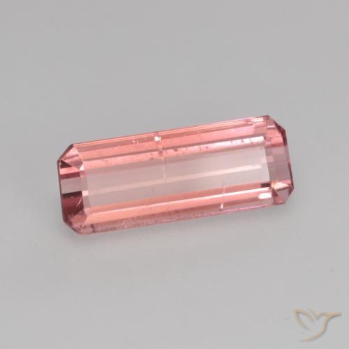 9,17 ctw natürlicher Kaugummi Rosa Turmalin, Oktagonschliff, SI