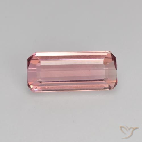 9,17 ctw natürlicher orange-rosa Turmalin, Oktagonschliff, VS