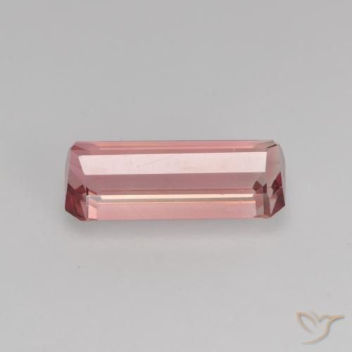 9,17 ctw natürlicher orange-rosa Turmalin, Oktagonschliff, VS