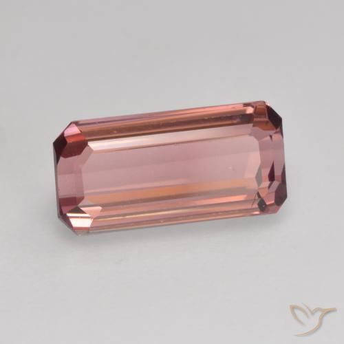 9,17 ctw natürlicher rose-rosa Turmalin, Oktagonschliff, VVS-VS
