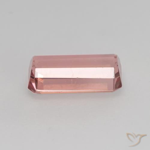 9,17 ctw natürlicher orange-rosa Turmalin, Oktagonschliff, VVS-VS