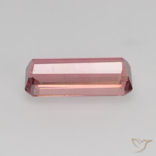 9,17 ctw natürlicher orange-rosa Turmalin, Oktagonschliff, VS