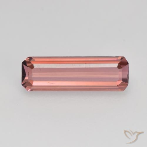 1.04ct Natürlicher Mittelrosa Turmalin, Smaragdschliff, VVS-VS