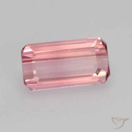 9,17 ctw natürlicher Kaugummi Rosa Turmalin, Oktagonschliff, VS