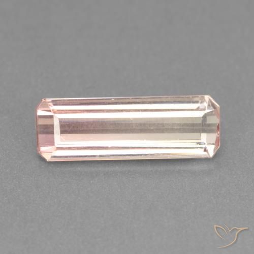 2.04ct Natürlicher Sehr helles Rosa Turmalin, Smaragdschliff, VS