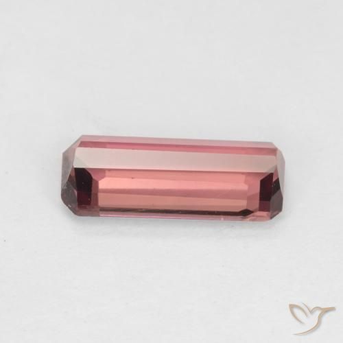 9,17 ctw natürlicher orange-rosa Turmalin, Oktagonschliff, VS