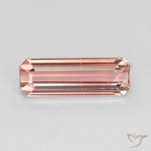 1.47ct Natürlicher Erdiges Rosa Turmalin, Smaragdschliff, VS-SI