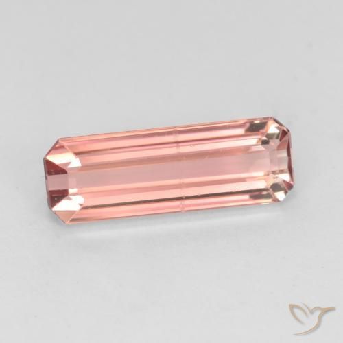 9,17 ctw natürlicher Erdiges Rosa Turmalin, Oktagonschliff, VS-SI