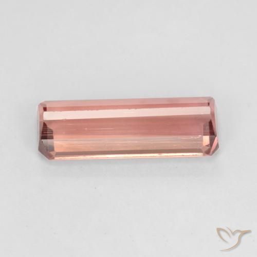 9,17 ctw natürlicher orange-rosa Turmalin, Oktagonschliff, VS