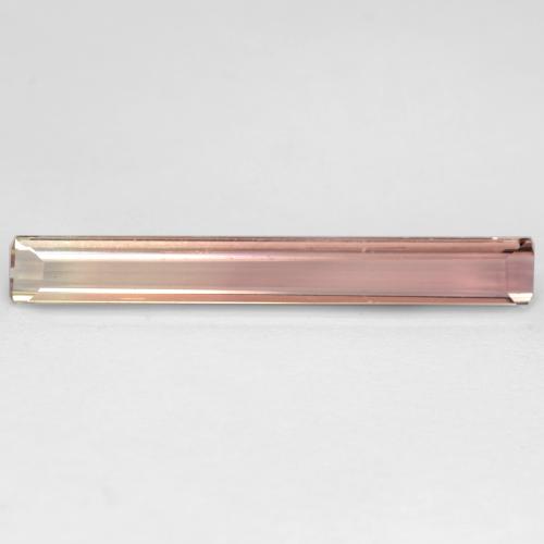 9,17 ctw natürlicher Zweifarbig Turmalin, Smaragdschliff, VS