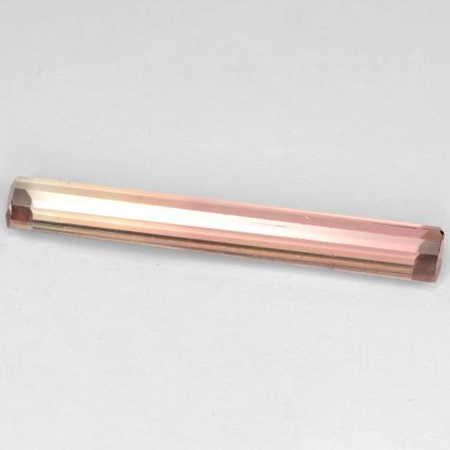 9,17 ctw natürlicher Zweifarbig Turmalin, Smaragdschliff, VS