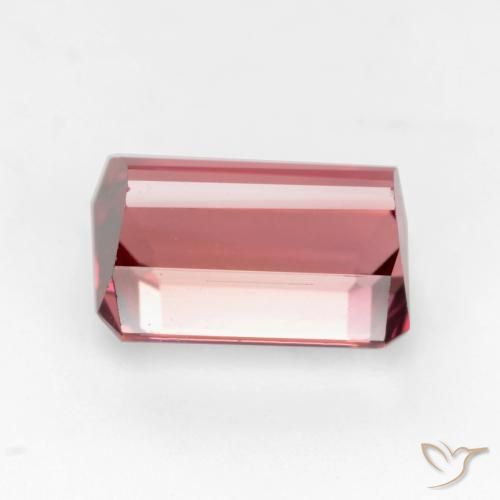 9,17 ctw natürlicher orange-rosa Turmalin, Oktagonschliff, VVS-VS