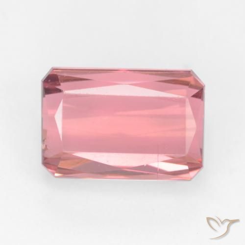 3.08ct Natürlicher hellrosa Turmalin, Smaragdschliff, VS-SI