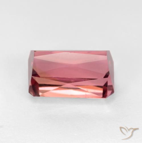 9,17 ctw natürlicher Dunkelpink Turmalin, Oktagonschliff, SI