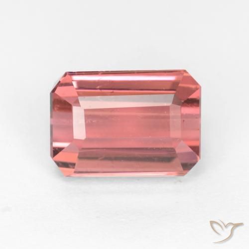 9,17 ctw natürlicher Dunkelpink Turmalin, Oktagonschliff, SI