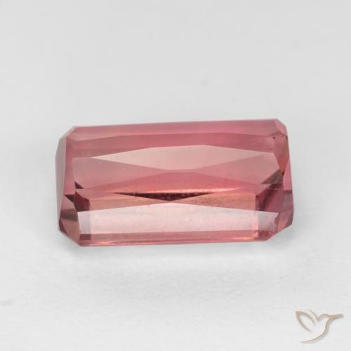9,17 ctw natürlicher Dunkelpink Turmalin, Oktagonschliff, VS-SI