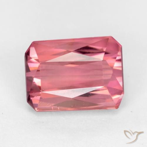 2.45ct Natürlicher Pink-Ton Turmalin, Smaragdschliff, VS
