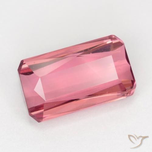 9,17 ctw natürlicher Kaugummi Rosa Turmalin, Oktagonschliff, VS