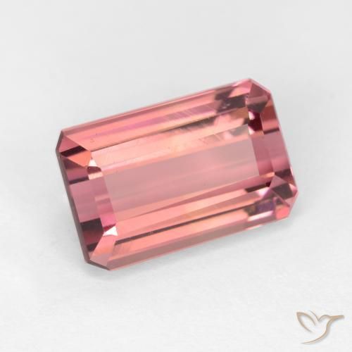 2.66ct Natürlicher Kaugummi Rosa Turmalin, Oktagonschliff, VVS-VS, Photo A