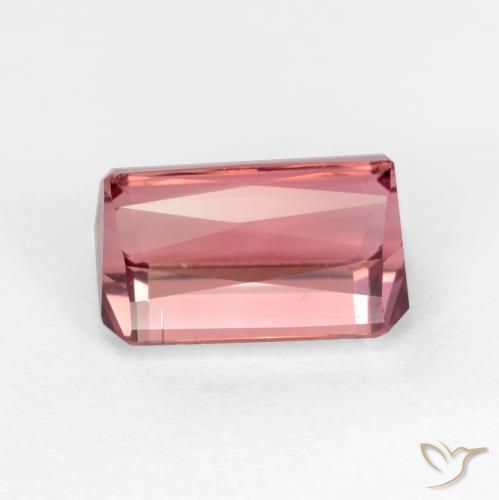 9,17 ctw natürlicher Kaugummi Rosa Turmalin, Oktagonschliff, VS