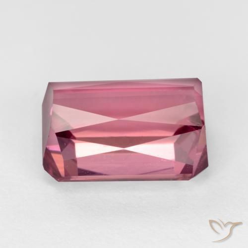 9,17 ctw natürlicher Kaugummi Rosa Turmalin, Oktagonschliff, VS-SI