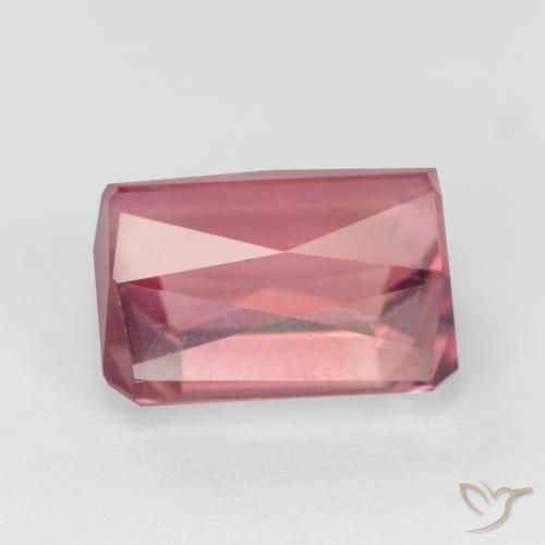 9,17 ctw natürlicher Kaugummi Rosa Turmalin, Oktagonschliff, VS-SI