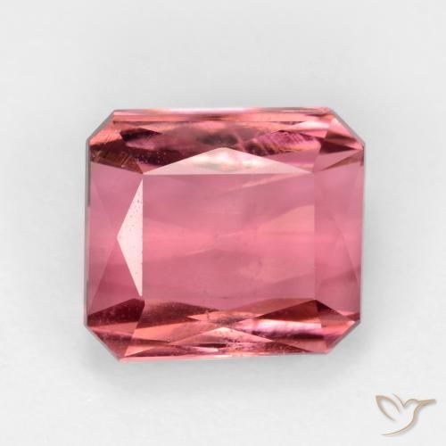 2.67ct Natürlicher hellrosa Turmalin, Smaragdschliff, SI