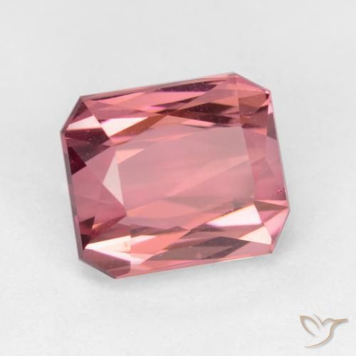 9,17 ctw natürlicher Kaugummi Rosa Turmalin, Oktagonschliff, VS