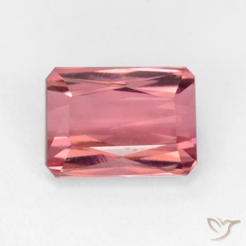 2.39ct Natürlicher hellrosa Turmalin, Smaragdschliff, VS