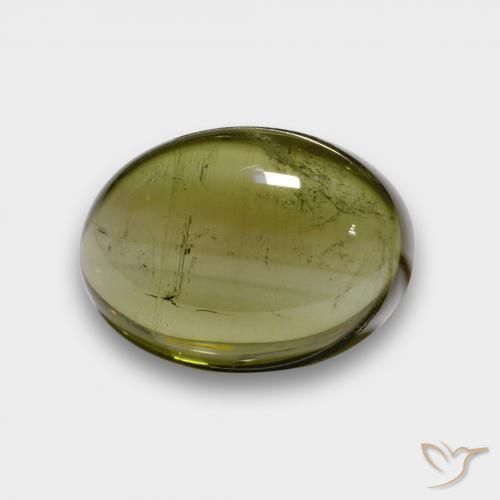 7.31ct Natürlicher tiefgrün Turmalin, Oval, Transparent