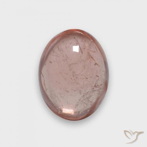 9,17 ctw natürlicher Mittelrot Turmalin, Oval, Transparent