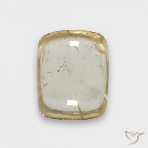 2.52ct Natürlicher Blasses Gelb Turmalin, Kissen, Transparent