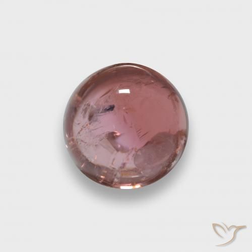 1.89ct Natürlicher rötlich-rosa Turmalin, Runden, Transparent