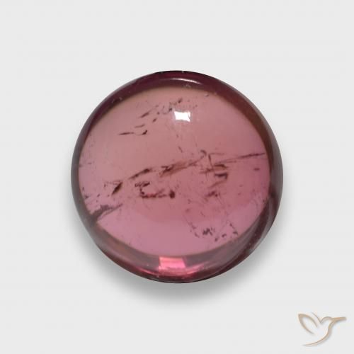 2.24ct Natürlicher tiefrot Turmalin, Runden, Transparent