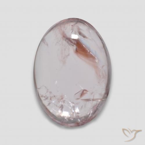 9,17 ctw natürlicher hellrosa Turmalin, Oval, Transparent