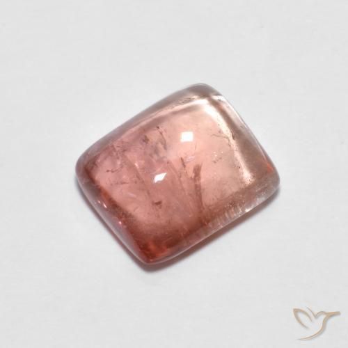 2.85ct Natürlicher Dunkelrosa Turmalin, Kissen, Transparent