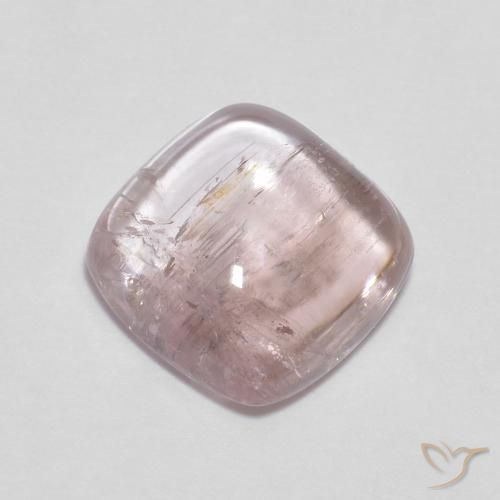 1.76ct Natürlicher hellrosa Turmalin, Kissen, Transparent