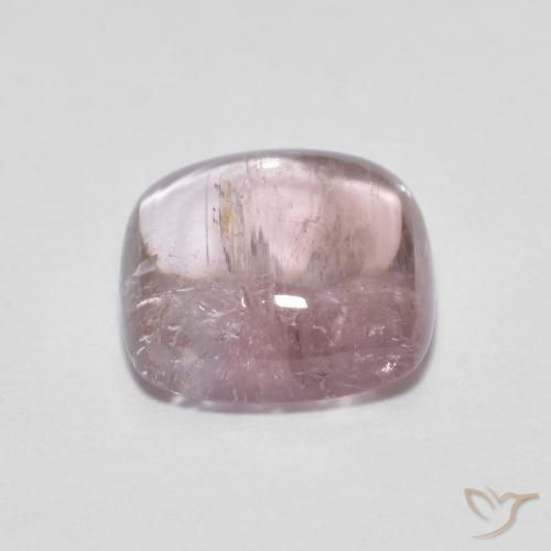 9,17 ctw natürlicher hellrosa Turmalin, Kissen, Transparent
