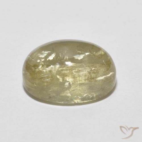 9,17 ctw natürlicher Blasses Gelb Turmalin, Oval, Transparent