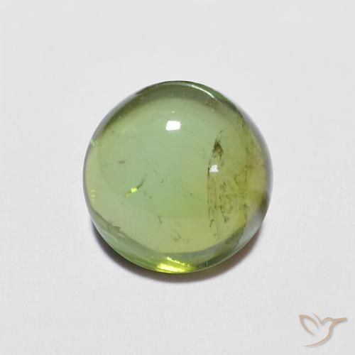 1.57ct Natürlicher tiefgrün Turmalin, Runden, Transparent